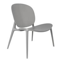 Kartell Be Bop loungestoel Grijs - thumbnail