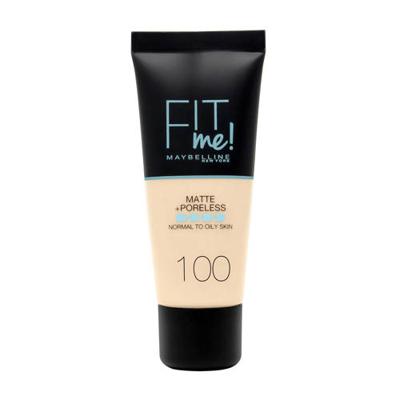 Maybelline - Fit Me Matte + Poreless Foundation - 100 Warm Ivory