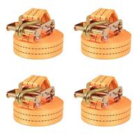 VidaXL Spanbanden 1 ton 6mx38mm oranje 4 st - thumbnail