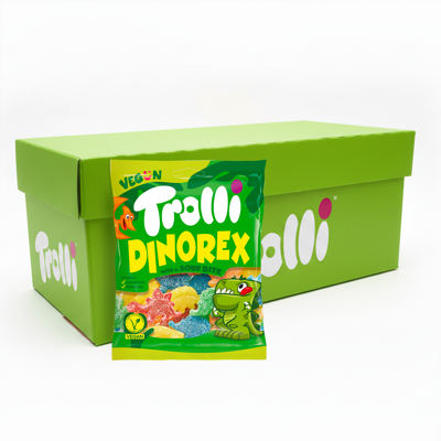 Trolli dino rex veggie zakje (18x 200g)
