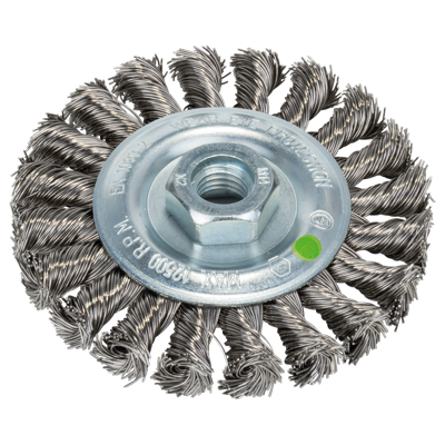Bosch Accessories Schijfborstel voor haakse- en rechte schuurmachine - gevlochten draad, roestvrij, 100 mm 2609256509 1 stuk(s) Bosch Accessories Schijfborstel voor haakse- en rechte schuurmachine - gevlochten draad, roestvrij, 100 mm 2609256509 1 stuk(s)