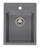 Reginox Amsterdam 34 grey silvery spoelbak - thumbnail