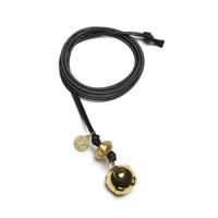 Proud MaMa Zwangerschapsketting Babybel Ketting Basic GOLD [hearts] - thumbnail