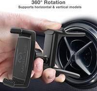 Mobilize Universal Car Holder for Round Air Vent Black - thumbnail