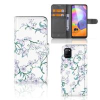 Samsung Galaxy A31 Uniek Hoesje Blossom White - thumbnail