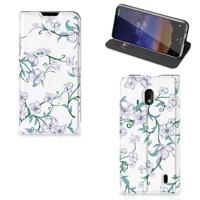 Nokia 2.2 Uniek Smart Cover Blossom White - thumbnail