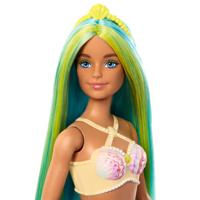Mattel Dreamtopia - Zeemeerminpop - Blauw en geel haar en turquoise staart - thumbnail