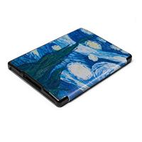 Lunso - Kobo Aura H2o edition 1 hoes (6.8 inch) - sleep cover - Van Gogh Sterrennacht - thumbnail