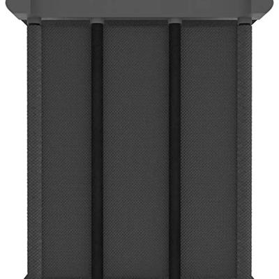 Kast met 5 vakken met boxen 103x30x72,5 cm stof grijs