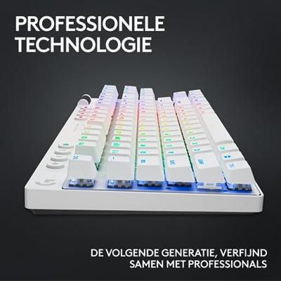 Logitech G Pro X TKL toetsenbord Draadloos Wit - GL Tactile