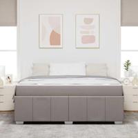 Bedframe Taupe 180 x 200 cm Stof - thumbnail