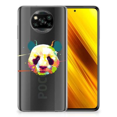 Xiaomi Poco X3 | Poco X3 Pro Telefoonhoesje met Naam Panda Color Xiaomi Poco X3 | Poco X3 Pro Telefoonhoesje met Naam Panda Color