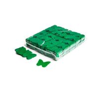 MagicFX Slowfall confetti vlinders 55mm donkergroen - thumbnail