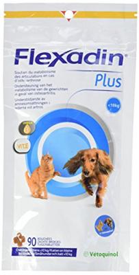 Flexadin Plus voor kleine hond en kat (tot 10 kg) 90 tabletten
