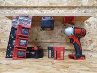 Stealthmounts Batterijhouders voor Milwaukee M18 18v | Rood | 6 stuks - BM-MW18-RED-6 - thumbnail