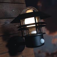 Buitenlamp zwart voordeur Nordlux &apos;Blokhus&apos; sensor zwart modern 250mm - thumbnail