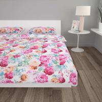 vidaXL 3-delige Winterdekbedset met print 200x200/60x70 cm stof - thumbnail