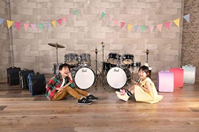 Pearl RSJ465C/C31 Roadshow Junior Jet Black kinderdrumstel