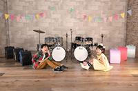 Pearl RSJ465C/C31 Roadshow Junior Jet Black kinderdrumstel - thumbnail