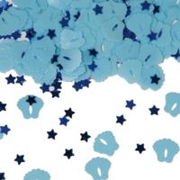 Blauwe Tafelconfetti - Geboorte Jongen - thumbnail
