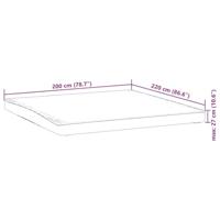 Matrasbeschermer waterdicht 200x220 cm wit - thumbnail