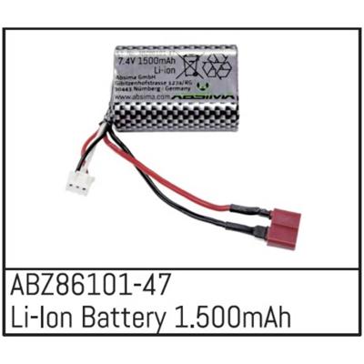 Absima Li-ion accupack 7.4 V 1500 mAh Aantal cellen: 3 T-bussen