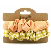 scrunchie Orange | Combideal | 2 stuks - thumbnail