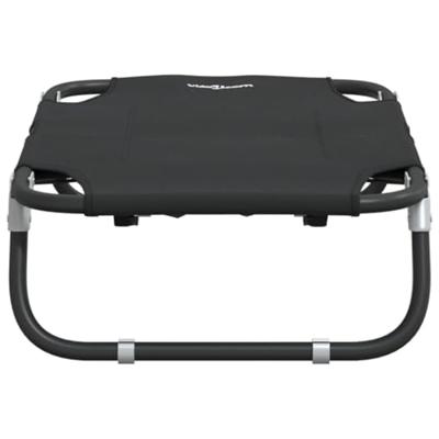 VidaXL Hondenmand inklapbaar oxford stof en staal antracietkleurig