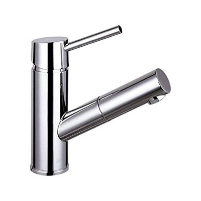 Wastafelmengkraan Sapho Paris 1-hendel Recht 18.3 cm met Uittrekbare Spray Chroom Wastafelmengkraan Sapho Paris 1-hendel Recht 18.3 cm met Uittrekbare Spray Chroom