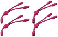 Monacor CBA-30/SW Audio Adapterkabel [1x Cinch-stekker - 2x Cinch-koppeling] 0.25 m - thumbnail