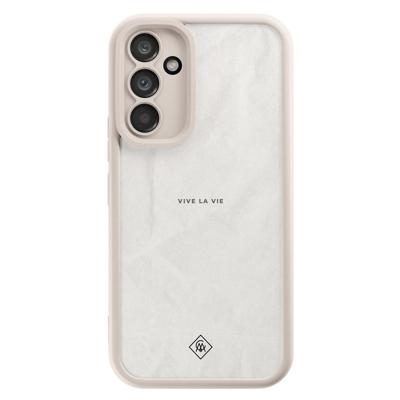 Samsung Galaxy A34 beige case - Vive la vie