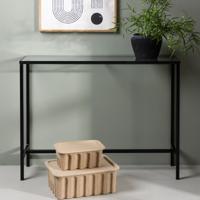 Nohr Sidetable 'Shaindy' 100cm, kleur Zwart - thumbnail