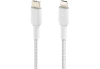 Kabel USB-C naar Lightning Belkin CAA004BT1MWH Wit 1 m - thumbnail
