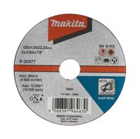 Makita Accessoires Doorslijpschijf 115x1,6mm met - B-14102 - 10 stuks - B-14102 - thumbnail