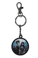 Corpse Bride Metal Keychain Couple & Logo 7 cm - thumbnail