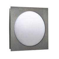 Albert Moderne RVS buitenlampQuadrate Globe 28cm - 696175 - thumbnail