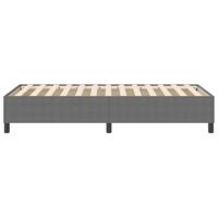 Boxspring bed Lichtgrijs 80 x 200 cm Katoenen stof - thumbnail