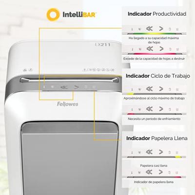 Fellowes Microshred papiervernietiger LX211, wit