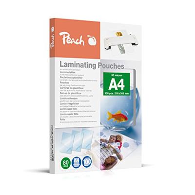 Peach Lamineerfolie DIN A4 80 micron glanzend 100 stuk(s) - thumbnail