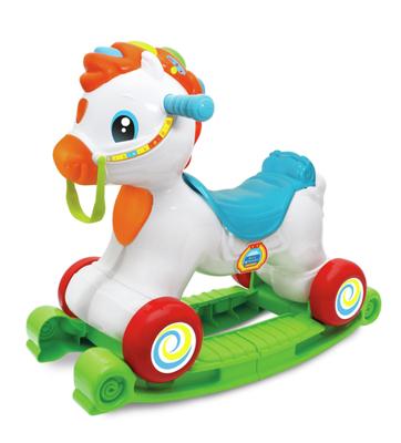 Hobbelpaard Clementoni Rocking horse and wheels (FR) - thumbnail