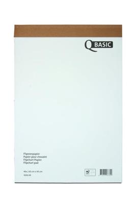 Flipoverpapier qbasic 65x95cm blanco ruit | 3 stuks