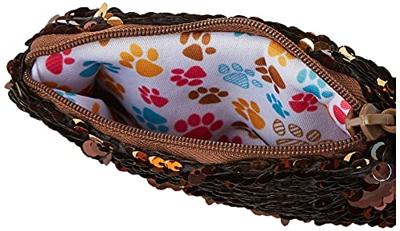 TY Fashion Portemonnee Hond Brutus 13 cm Bruin/Goud