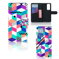 OPPO Find X3 Neo 5G | Book Case | Blokken Kleurrijk - thumbnail