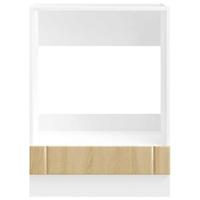 Ovenkast Lucca bewerkt hout sonoma eikenkleurig - thumbnail