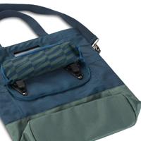 Urbanproof Urban proof fietsshopper blauw-groen 20l - thumbnail