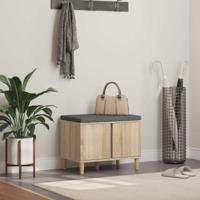 Halbank met kussen met opslag Sonoma Eiken 60 x 38 x 46 cm - thumbnail