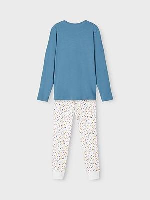 Name it meisjes pyjama - Unicorn - Meisjes nachtkleding katoen - 140 - Blauw - 140