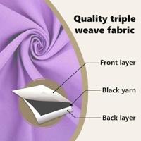 VidaXL Zwart-out gordijnen met ringen 2 pcs paars 175 x 140 cm - thumbnail