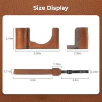 SmallRig Camera Leather Case Kit for Sony Alpha 7C II / Alpha 7CR 5015 - thumbnail