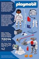 Playmobil 72014 ESA-astronaut met robot, ruimte, 42 onderdelen, geschikt voor kinderen vanaf 4 jaar. - thumbnail